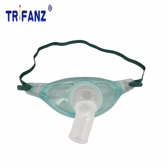 Mascarilla de oxígeno desechable de un solo uso Mascarilla médica Mascarilla de oxígeno para adultos con tubo ISO13485