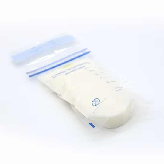 180ml, 200ml venden al por mayor el bolso del almacenamiento de la leche de lactancia del producto del bebé con la cremallera doble
