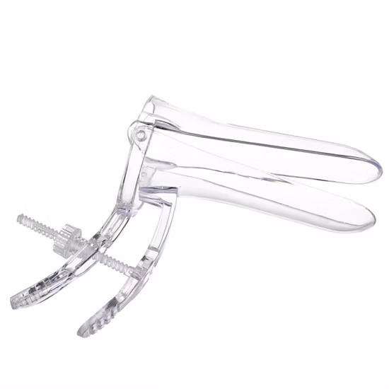 Espéculo vaginal estéril desechable con tornillo mediano XS/S/M/L